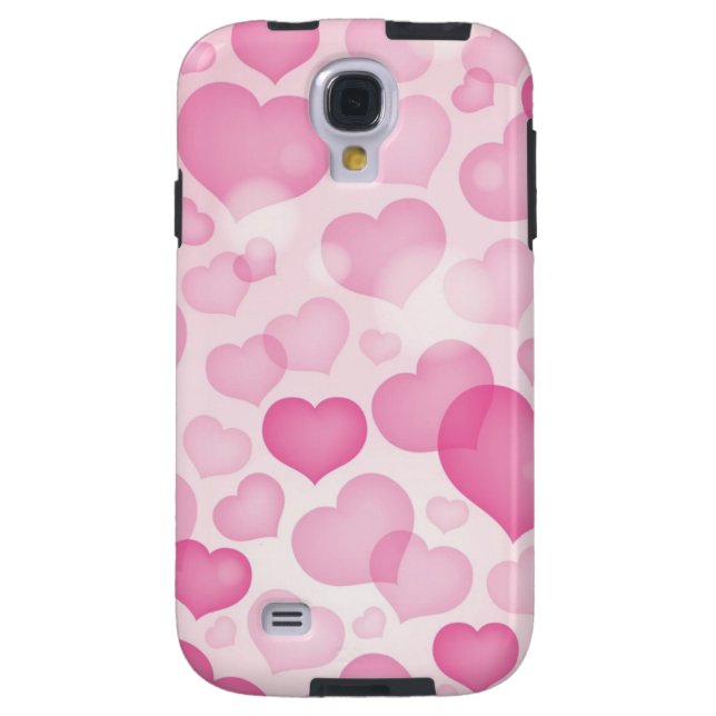 Hintergrund mit Herzen Case-Mate Samsung Galaxy Hülle (Rückseite)