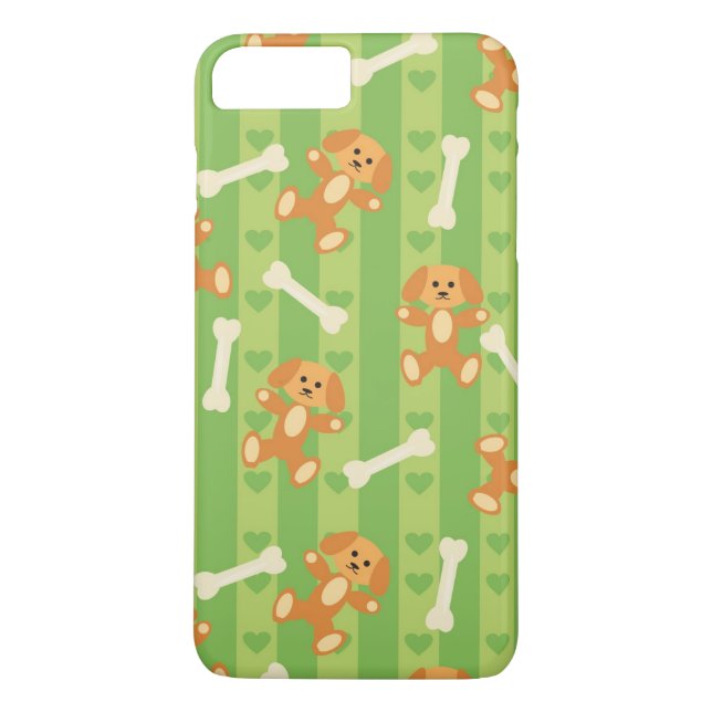 Hintergrund mit Hunden und den Knochen Case-Mate iPhone Hülle (Rückseite)