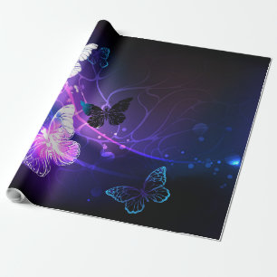 Hintergrund mit Nachtfalter Geschenkpapier