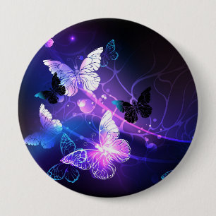 Hintergrund mit Nachtschmetterlingen Button