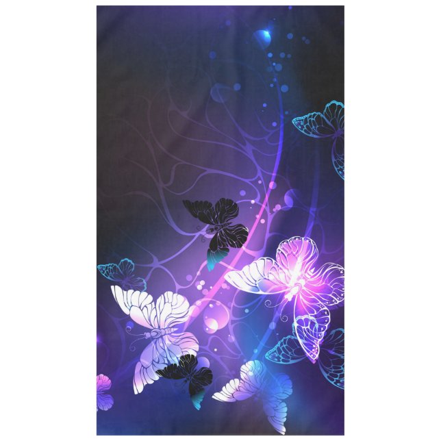 Hintergrund mit Nachtschmetterlingen Tischdecke (Vorderseite)