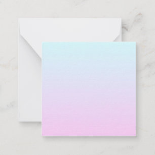 Hintergrund mit rosa und blauen Pastellfarben Mitteilungskarte