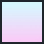 Hintergrund mit rosa und blauen Pastellfarben Poster<br><div class="desc">Schlichte blaue und rosa Pastellfarben.</div>