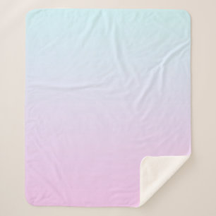 Hintergrund mit rosa und blauen Pastellfarben Sherpadecke