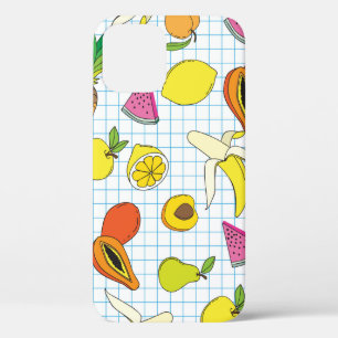 Hintergrund mit saftigen Früchten. Nahtlose Frucht Case-Mate iPhone Hülle