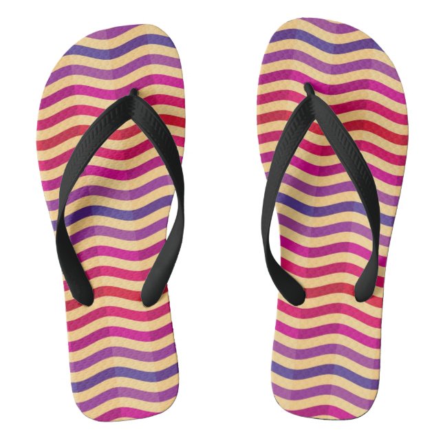 Hintergrund mit Streifen in Retro 3 Flip Flops (Fußbett)