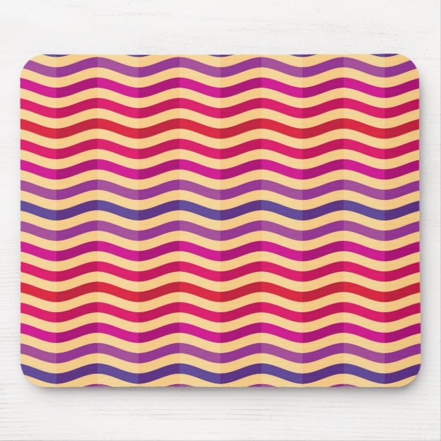 Hintergrund mit Streifen in Retro 3 Mousepad (Vorne)