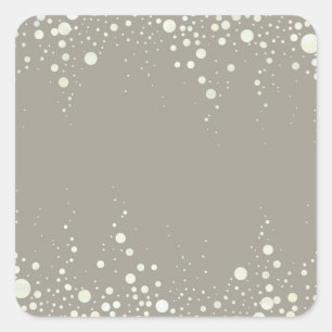 Hintergrund - Moderne Kunststars Quadratischer Aufkleber