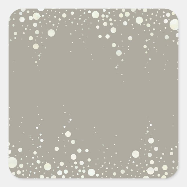 Hintergrund - Moderne Kunststars Quadratischer Aufkleber (Vorderseite)
