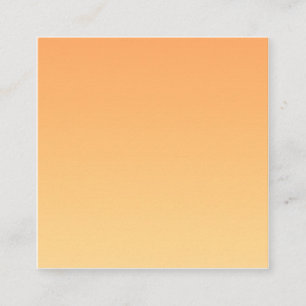 Hintergrund Orange und Gelb Quadratische Visitenkarte
