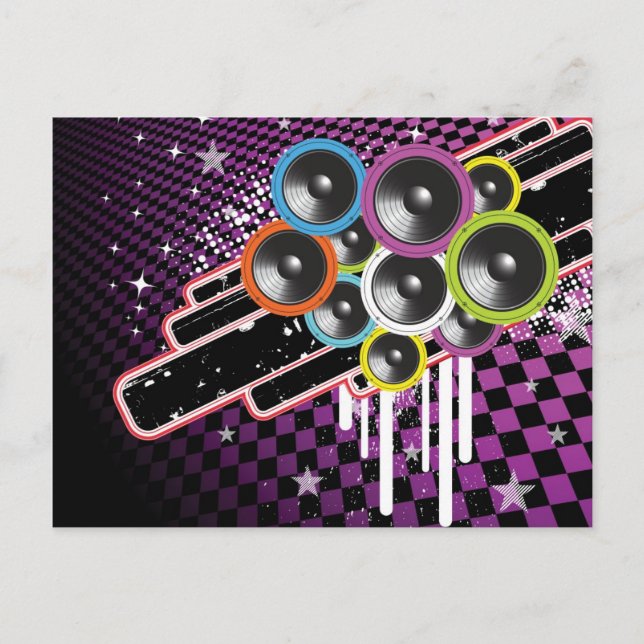 Hintergrund Postkarte (Vorderseite)