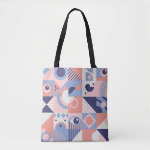 Hintergrund quadratischer geometrischer Formen. Äs Tasche