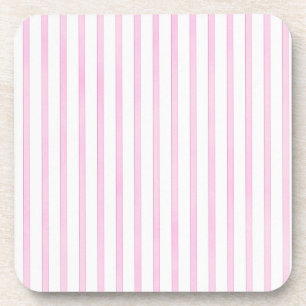 Hintergrund-rosa Aquarell-Streifen Getränkeuntersetzer