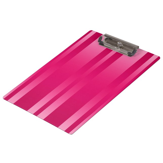 Hintergrund rosa Streifen Klemmbrett (Schrägansicht)