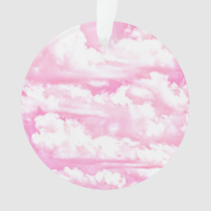 Hintergrund rosa Wolken Mode Ornament