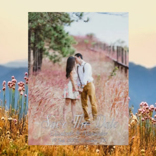 Hintergrund Save the Date Folie Einladungspostkarte