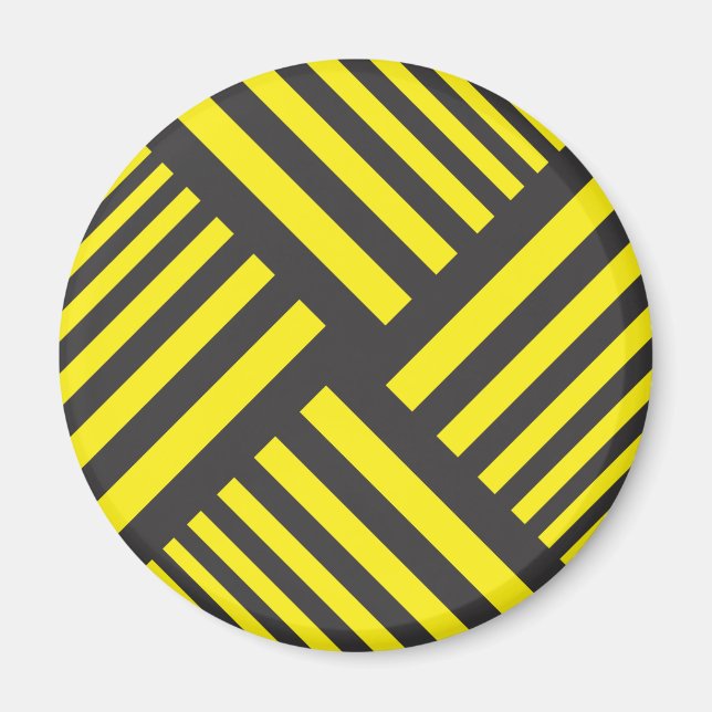 HINTERGRUND SCHWARZ UND GELB MAGNET (Vorne)