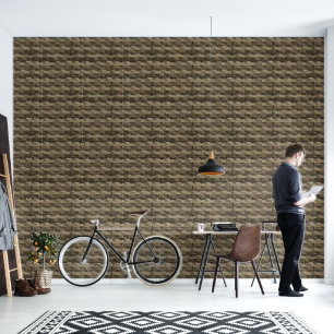 Hintergrund: Sepia Ripple Crochet Tapete
