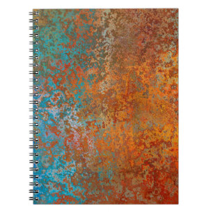 Hintergrund-Struktur Rost alt braun Notizblock