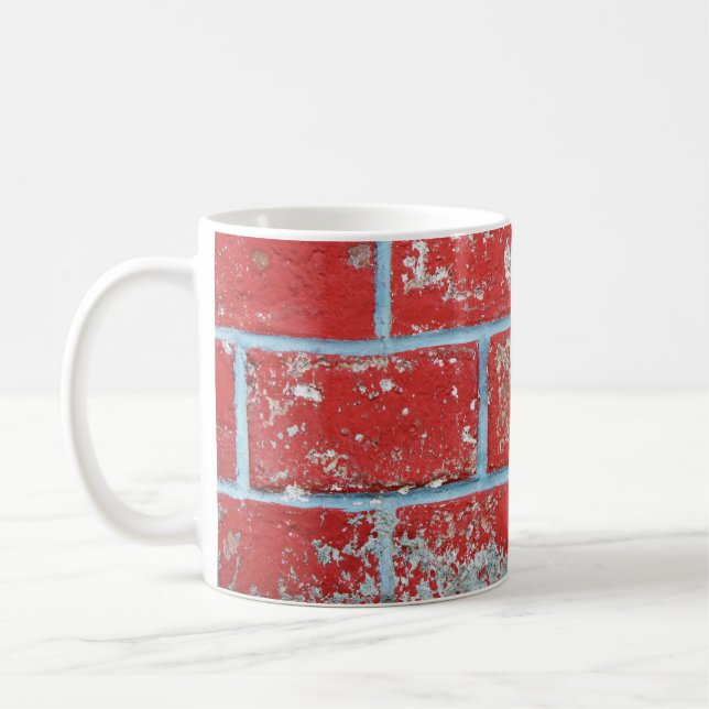 Hintergrund-Tapete mit Textur, rot blau Kaffeetasse (Links)