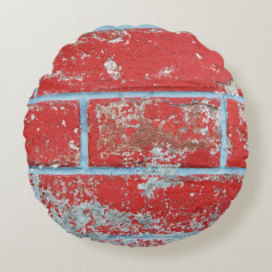 Hintergrund-Tapete mit Textur, rot blau Rundes Kissen