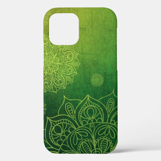 Hintergrund Textur grün gelb Case-Mate iPhone Hülle (Rückseite)
