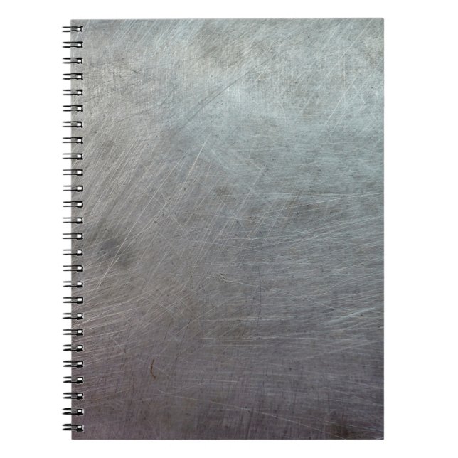 Hintergrund Textur Grunge Metall Notizblock (Vorderseite)