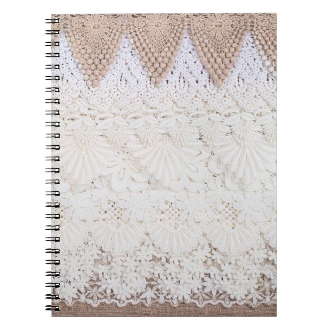 Hintergrund und Textur der Spitzen Notizblock (Vorderseite)