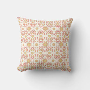 Hintergrund Vintage Blume. Nahtlose Blumenmuster Kissen