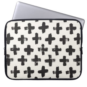 Hintergrund Vintager Abstrakter Pinselstriche Laptopschutzhülle