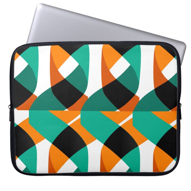 Hintergrund: Vintages Design Laptopschutzhülle (Vorderseite)