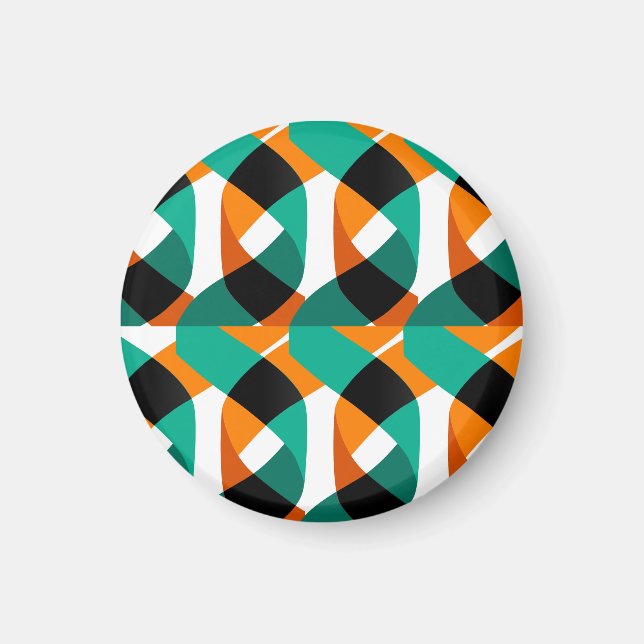 Hintergrund: Vintages Design Magnet (Vorne)