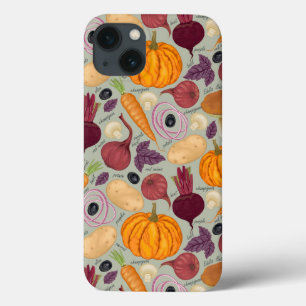 Hintergrund von frischem Gemüse Case-Mate iPhone Hülle