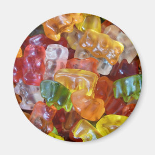 Hintergrund von Gummibären Magnet