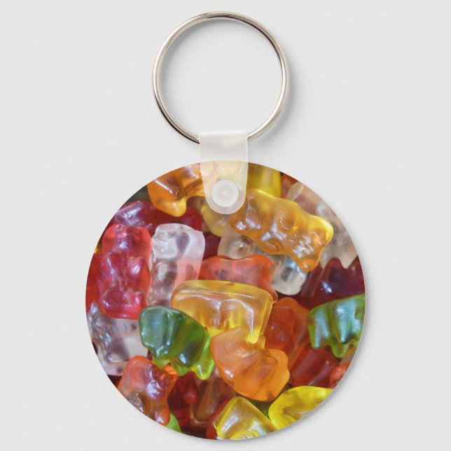 Hintergrund von Gummibären Schlüsselanhänger (Vorderseite)