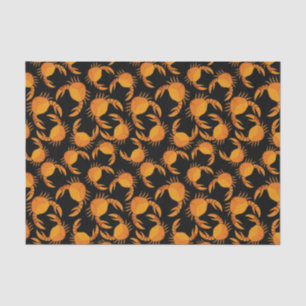 Hintergrund von Orange Crab Seidenpapier
