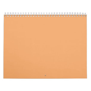 Hintergrund von Pastel Orange in einem Kalender