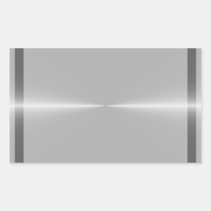 Hintergrund-Vorlage aus schimmerndem Stahl Rechteckiger Aufkleber