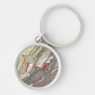 Hintergrund Wasserfarbe 2 Schlüsselanhänger