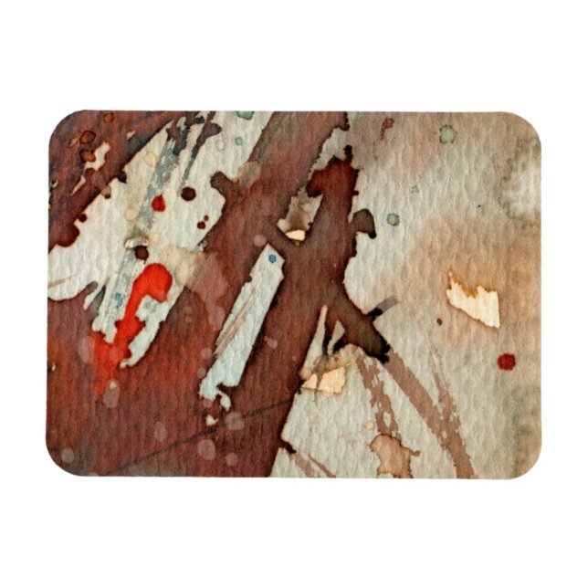 Hintergrund Wasserfarbe 5 Magnet (Horizontal)