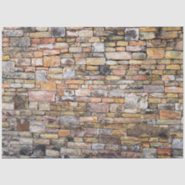 Hintergrundbild der Steinblock-Wand 20x30 Seidenpapier