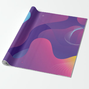 Hintergrundbild des Farbverlaufs. Abstrakte Geomet Geschenkpapier