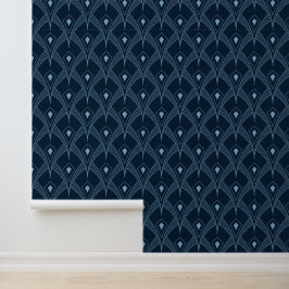 Hintergrundbild - Design Designer Art Deco Blue Lü Tapete