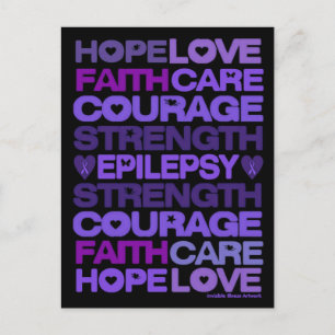 Hintergrundbild... Epilepsie Feiertagspostkarte
