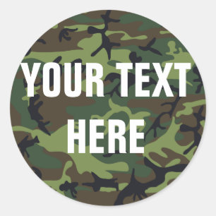 Hintergrundbild für benutzerdefinierten Text anzei Runder Aufkleber