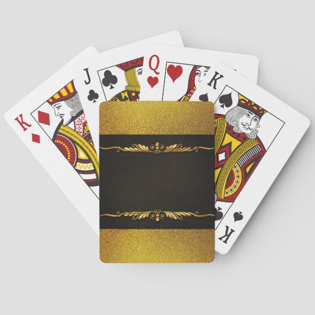 Hintergrundbild Gold Frame Spielkarten (Rückseite)
