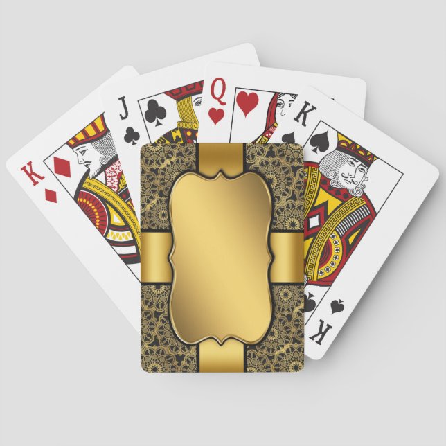 Hintergrundbild Gold Frame Spielkarten (Rückseite)