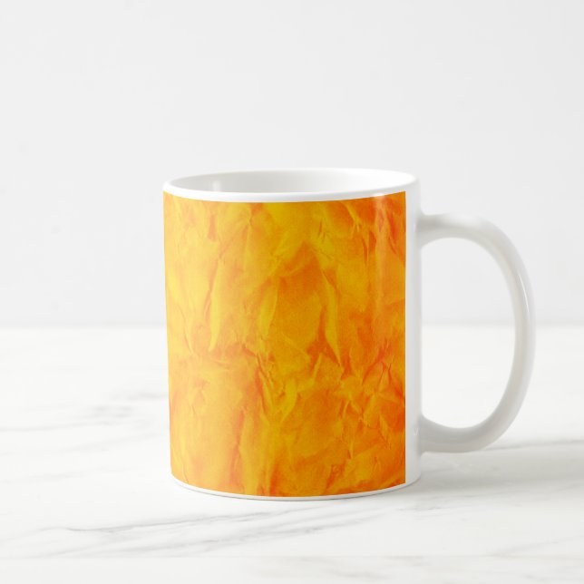 Hintergrundbild TEXTURE - orange-gelb Kaffeetasse (Rechts)