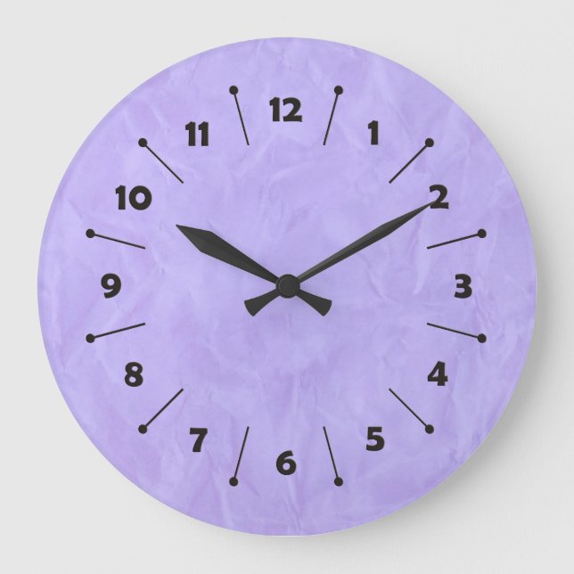 Hintergrundbild TEXTURE - violett Große Wanduhr (Vorderseite)