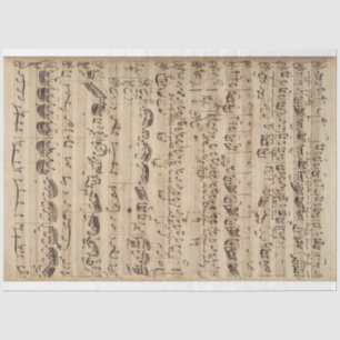 Hintergrundblatt des Musikblattes Seidenpapier